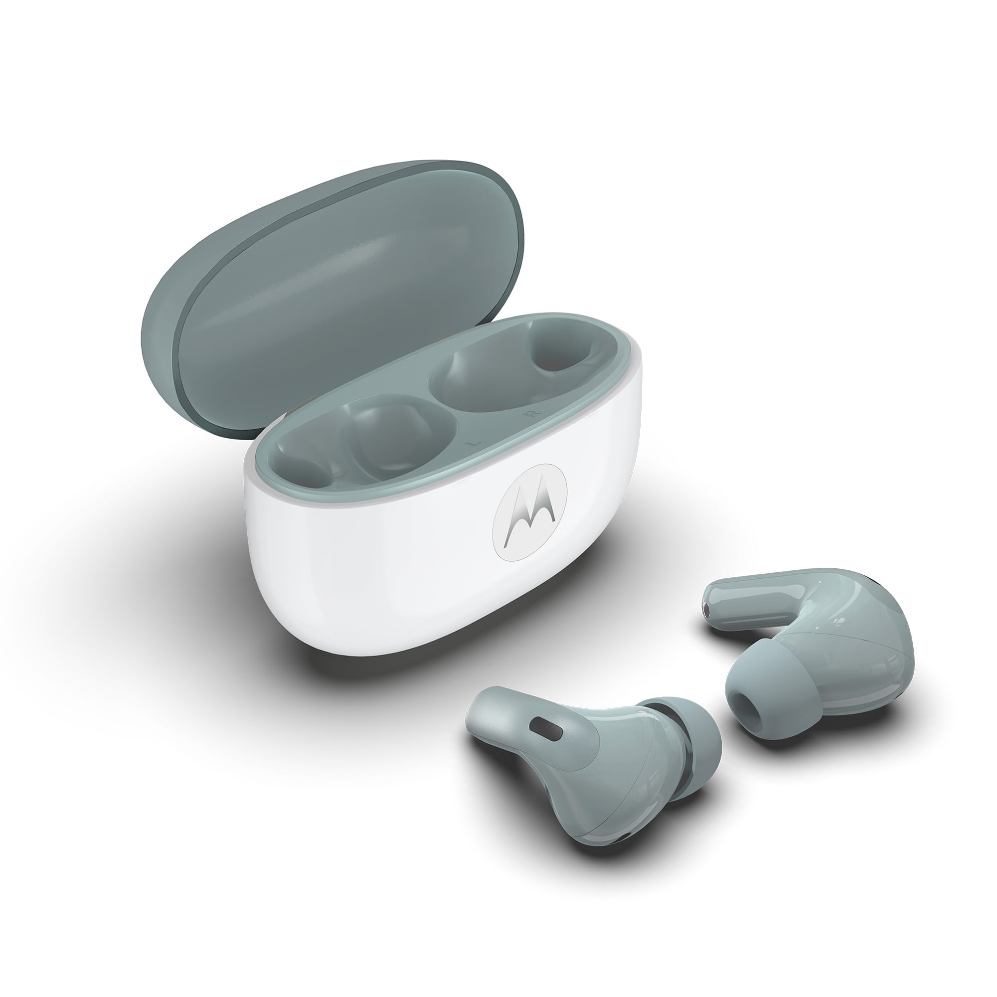 moto buds 2 Grey Mist